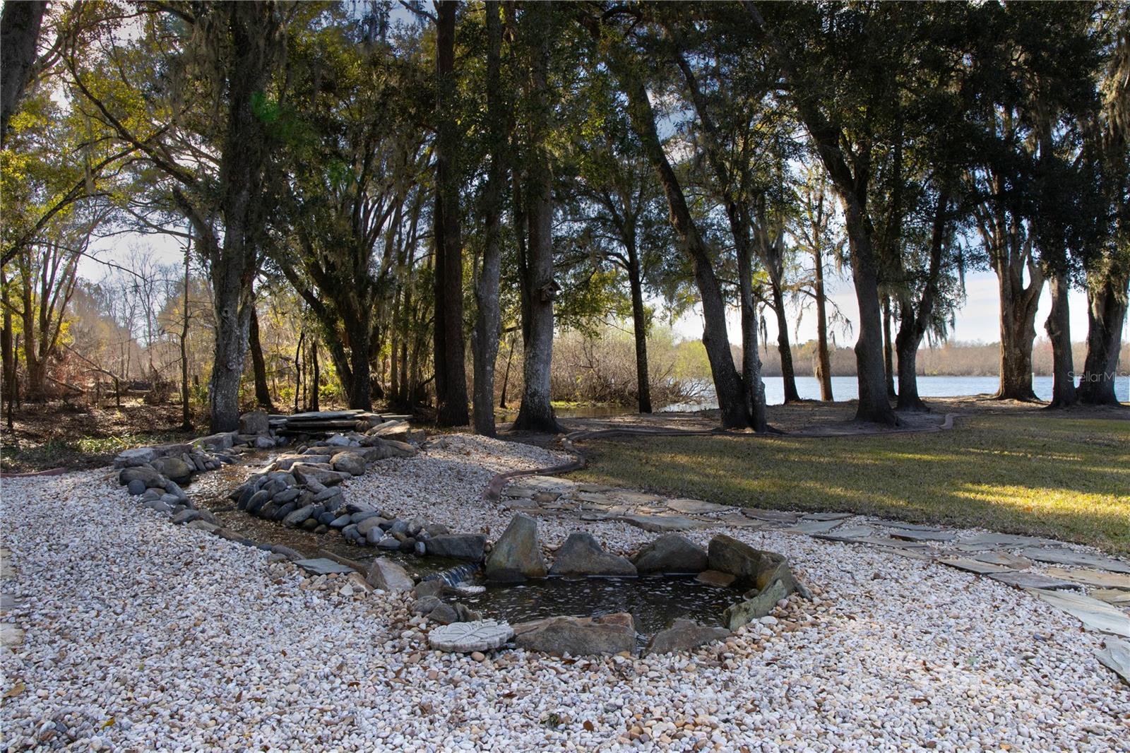 back yard water feature/babbling brook