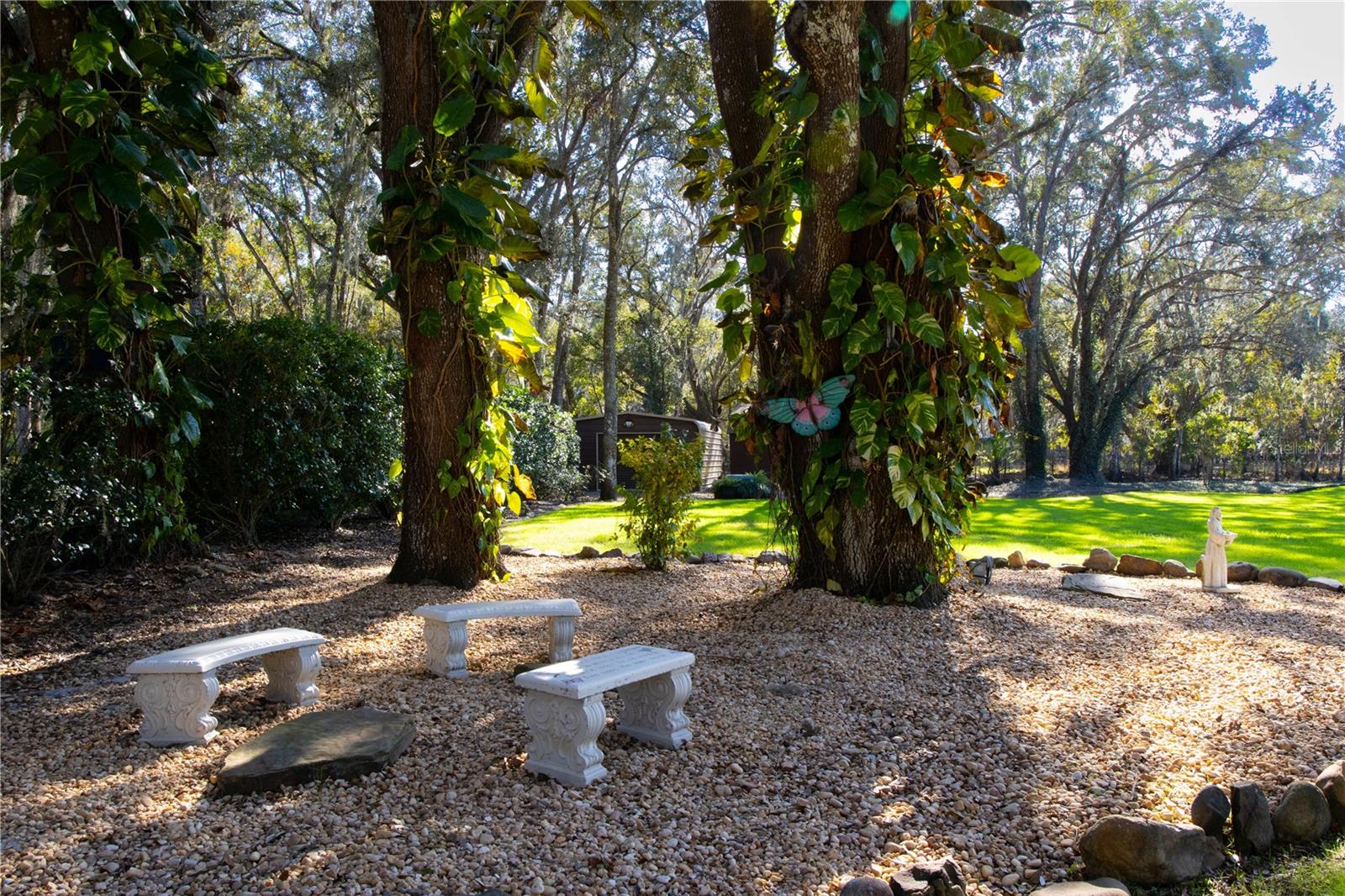 Front meditation garden