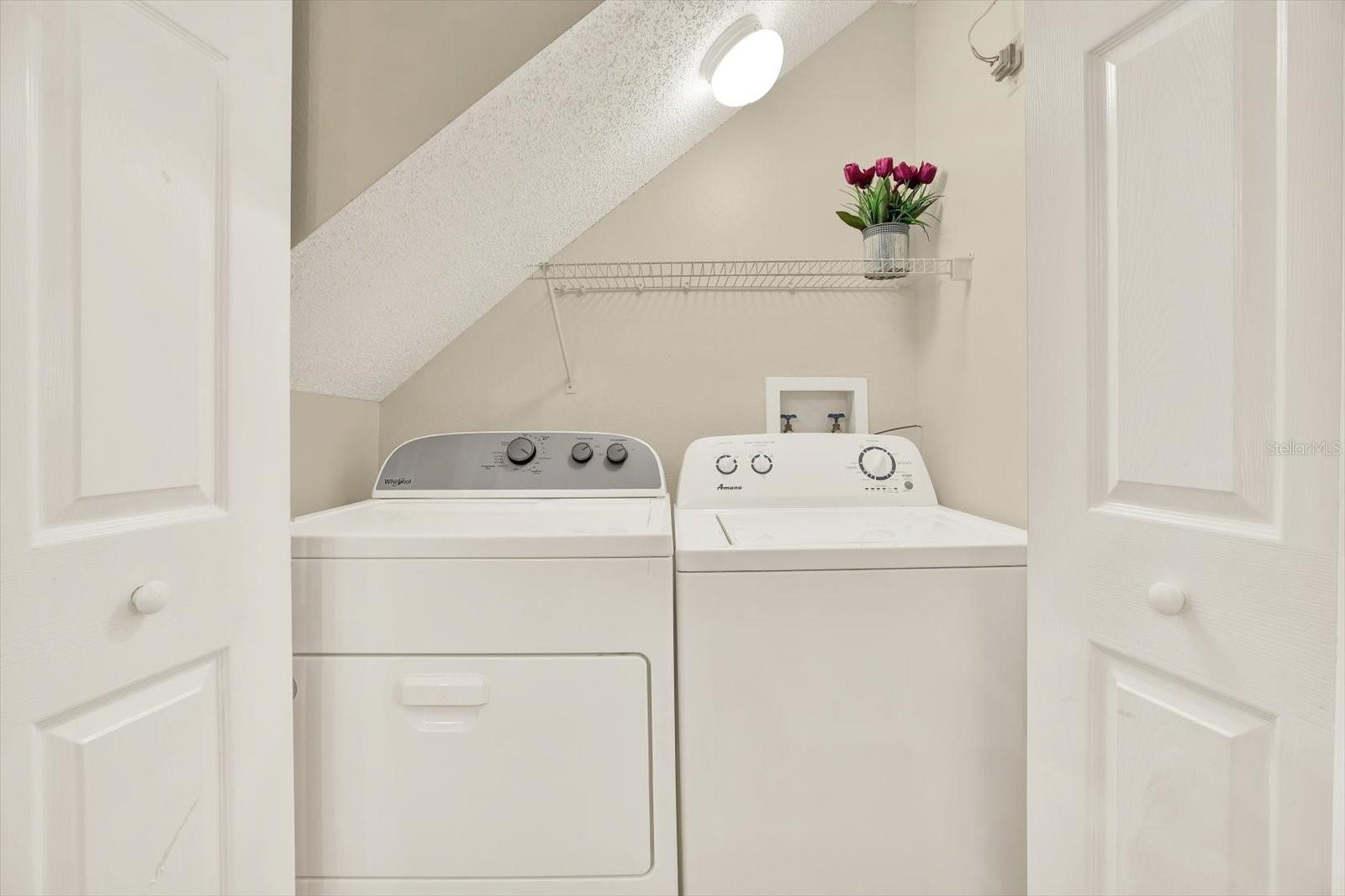 Full laundry closet