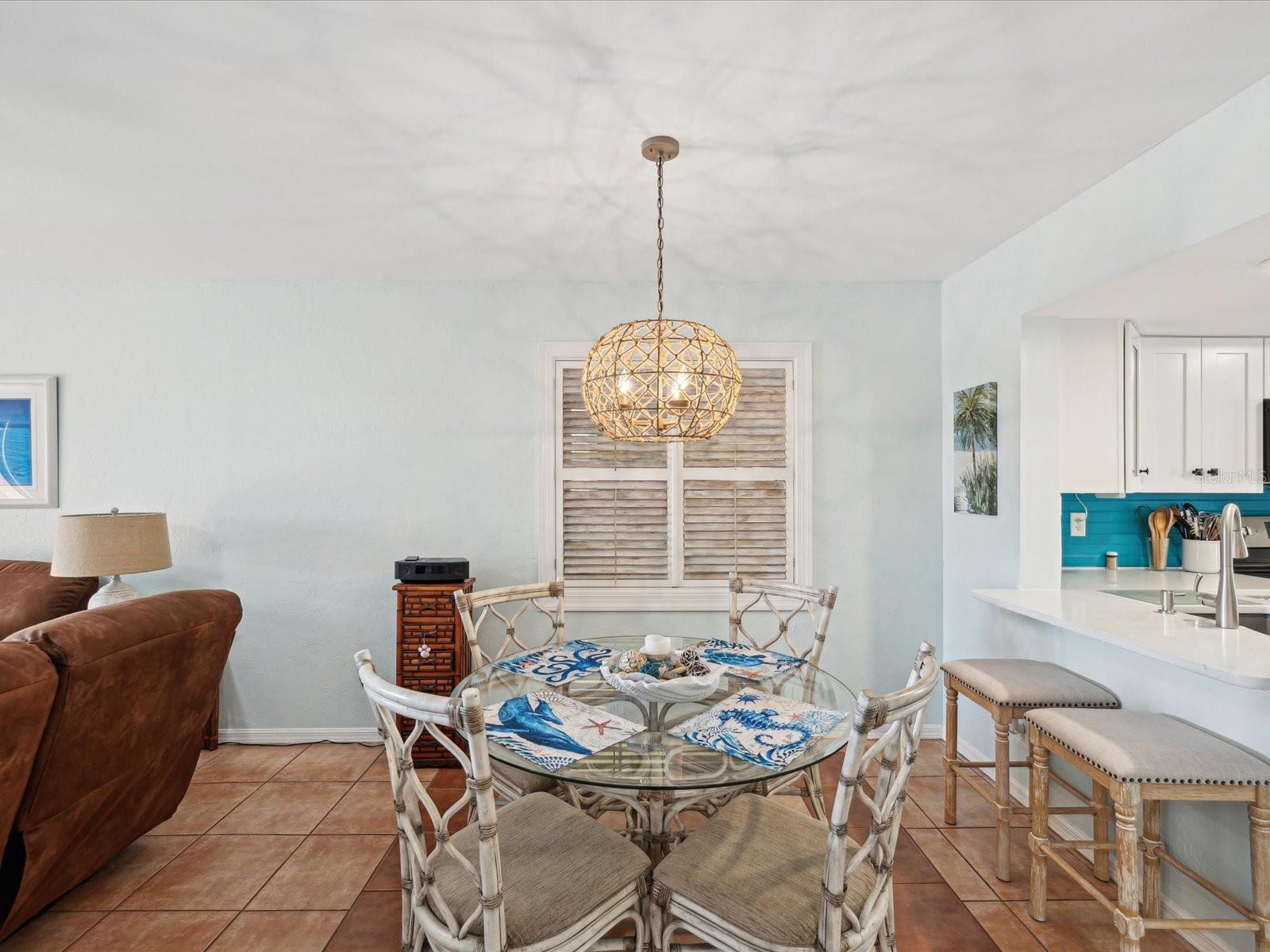 Dining Area convenient to Kitchen