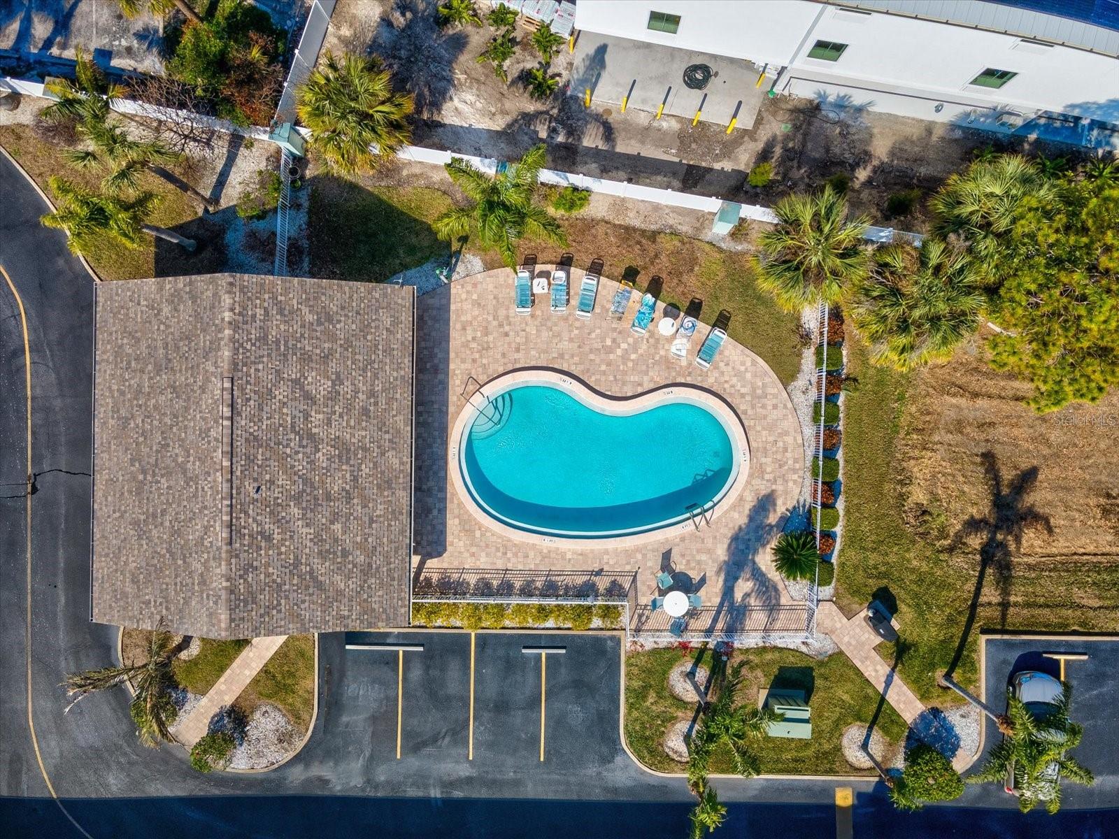 Aerial View of Pool