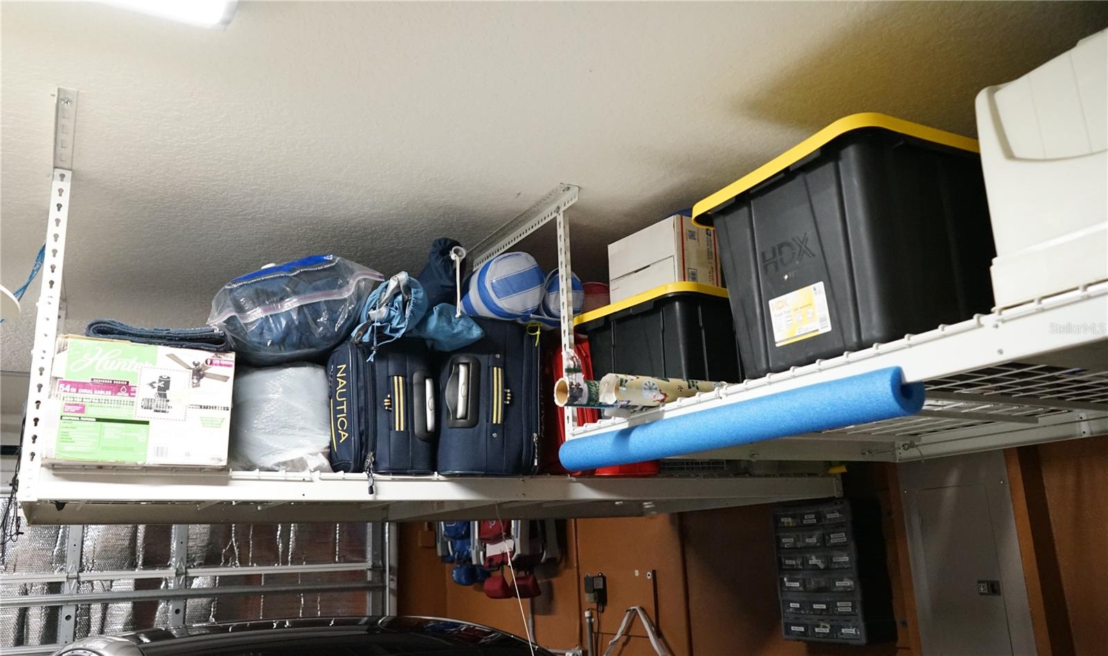 storage racks in garage will stay