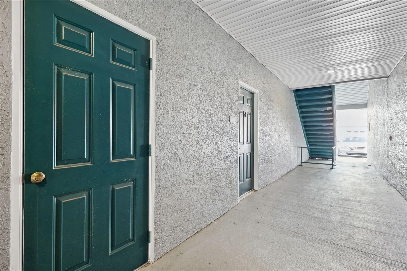 Storage unit next to the unit on the first floor