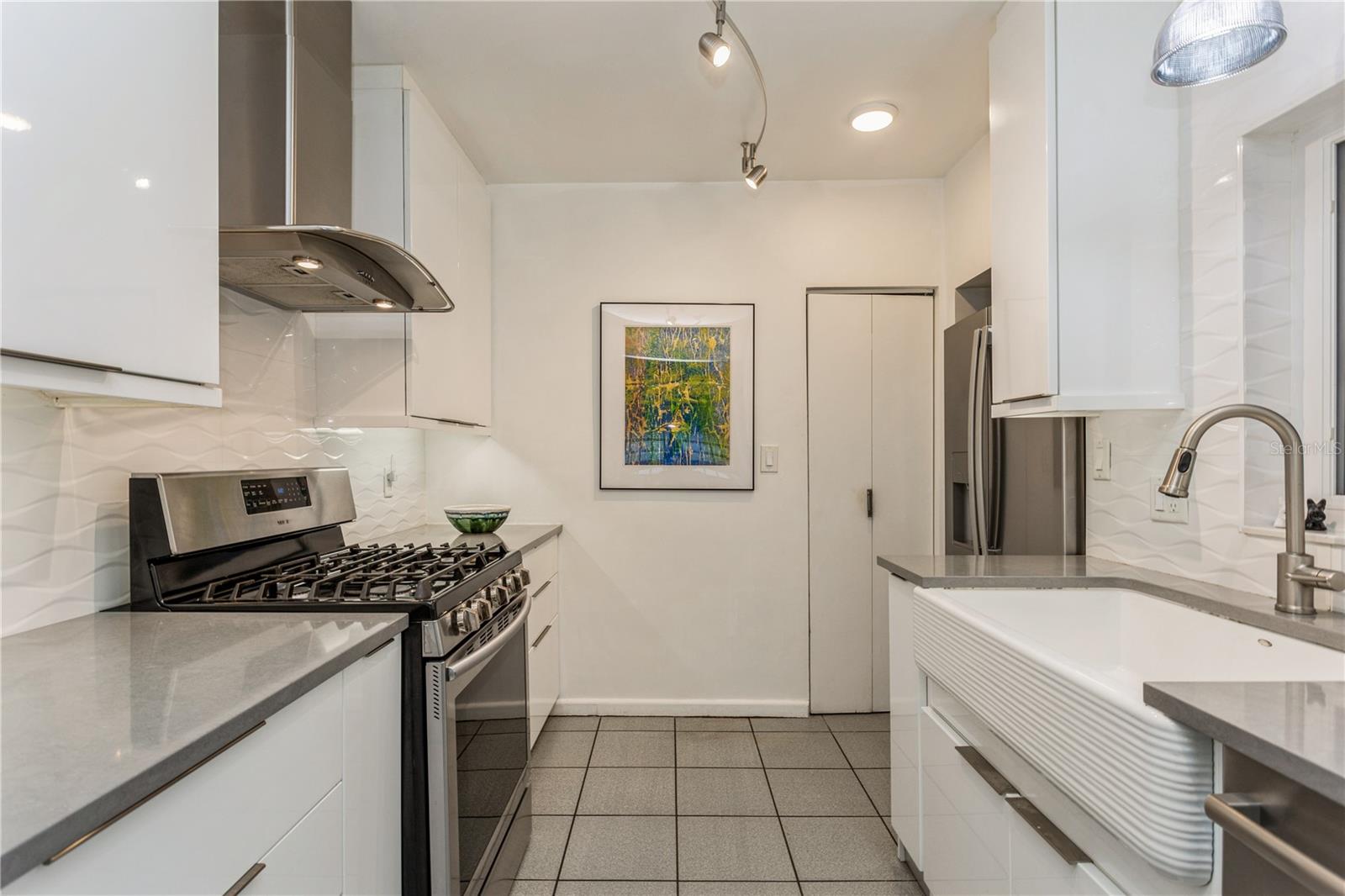 Open concept kitchen