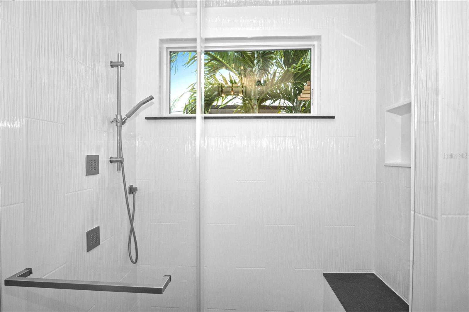 Gorgeous Solid Panel  Walk-In Shower