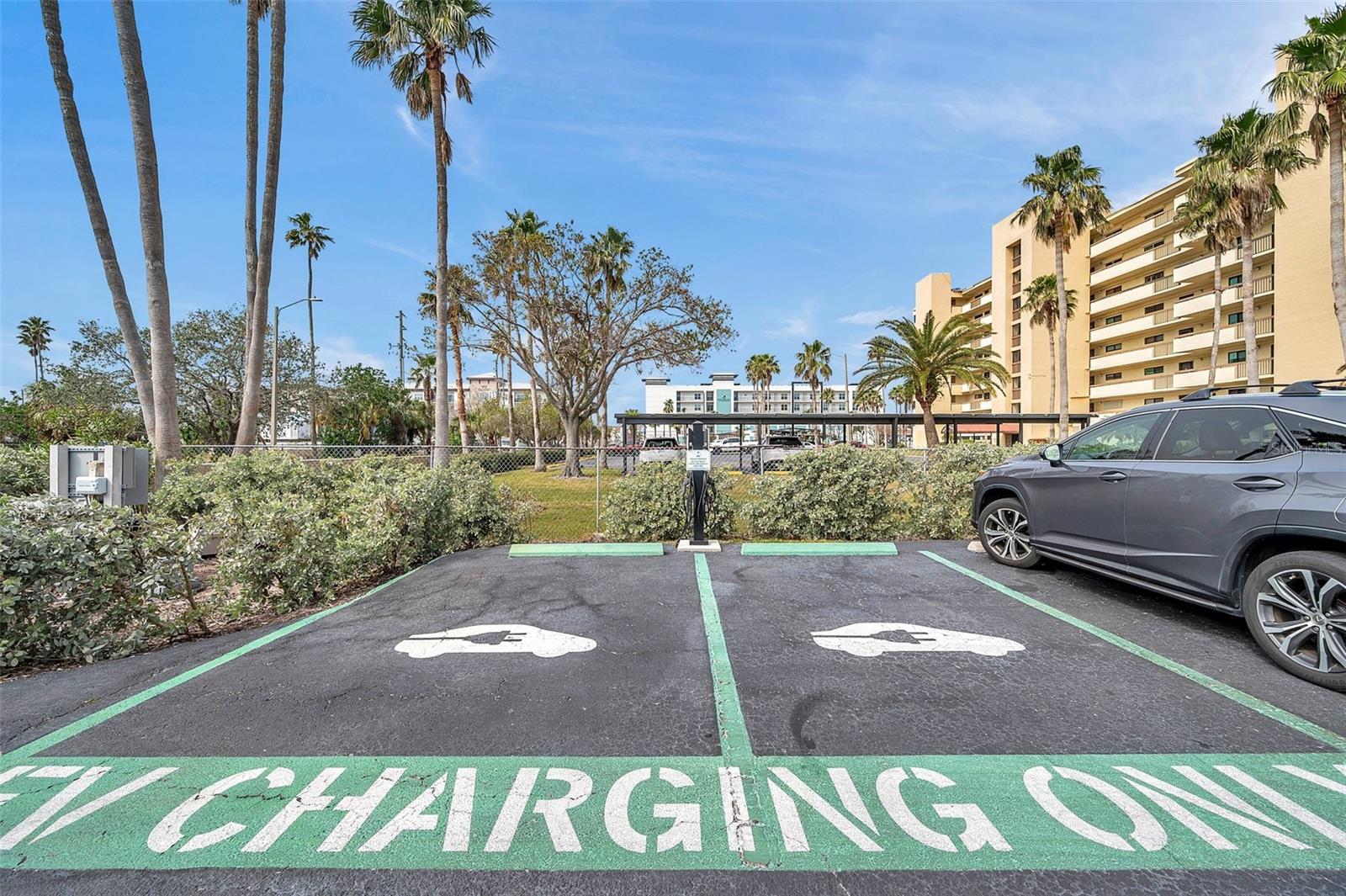 There are 2 EV charging stations