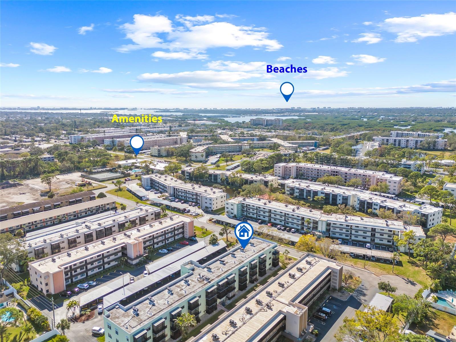 Great location to the amenities and beaches.