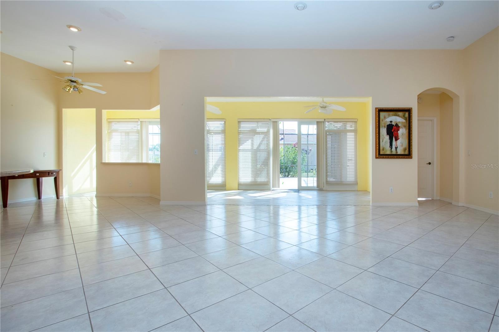 Living room looking at Florida Room