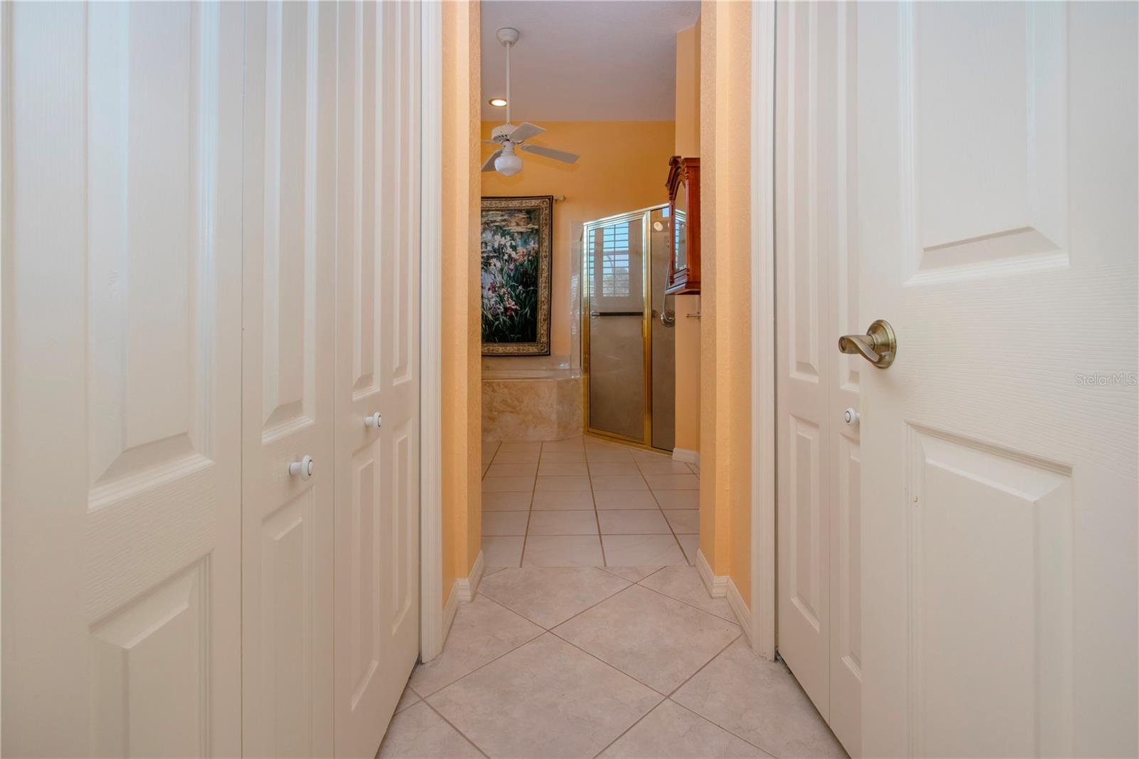 Dual Closets in Primary Bedroom