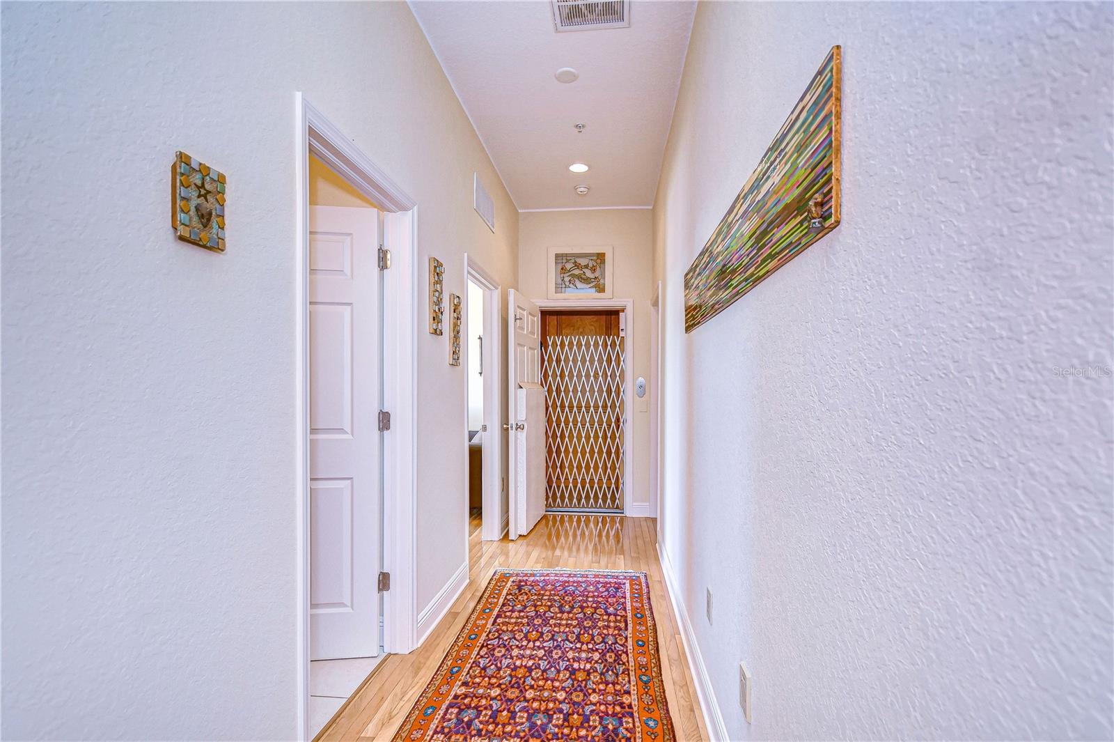 AN ELEVATOR IS A CONVENIENT WAY TO REACH ALL LEVELS OF THE HOME.