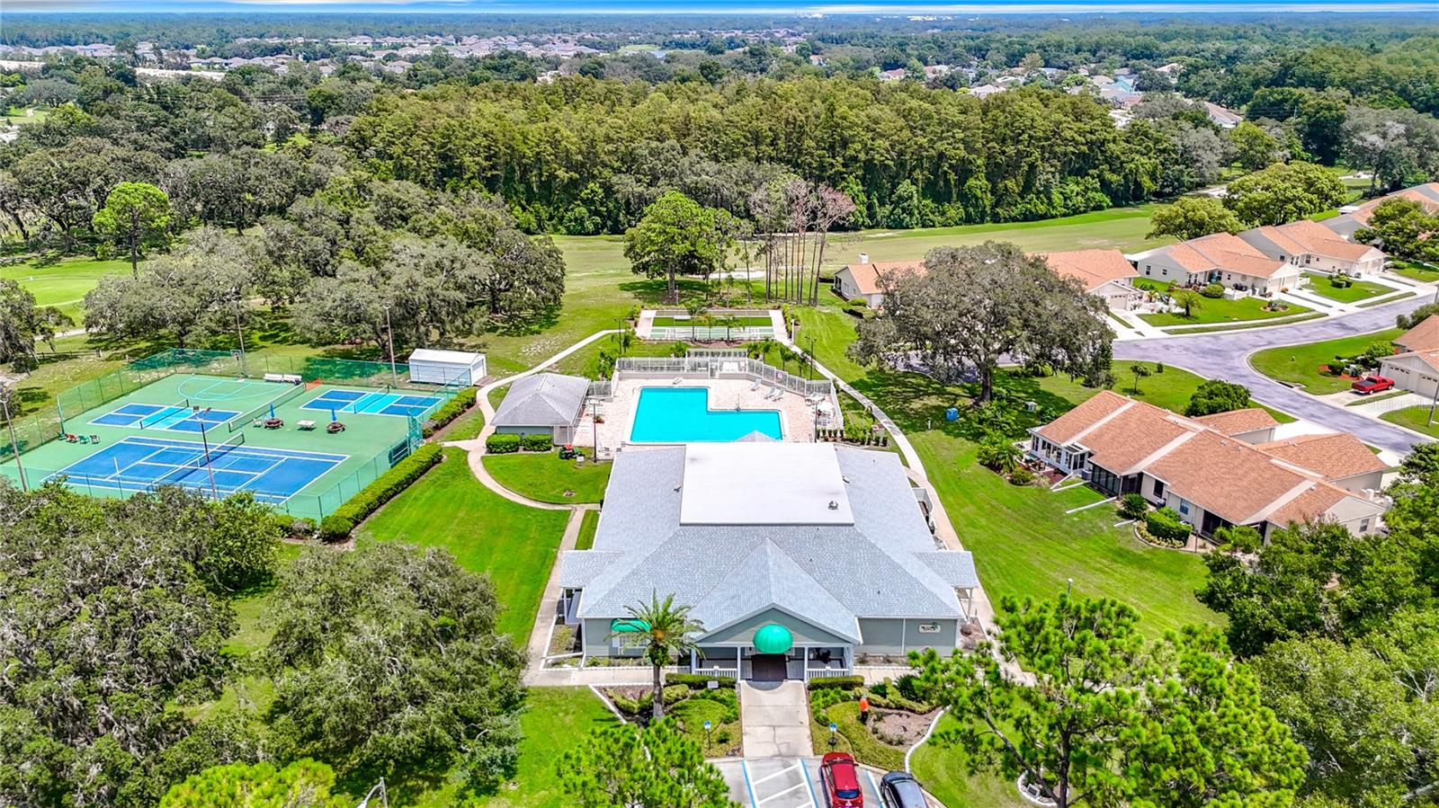 Meadow Oaks Master Association clubhouse and other amenities.