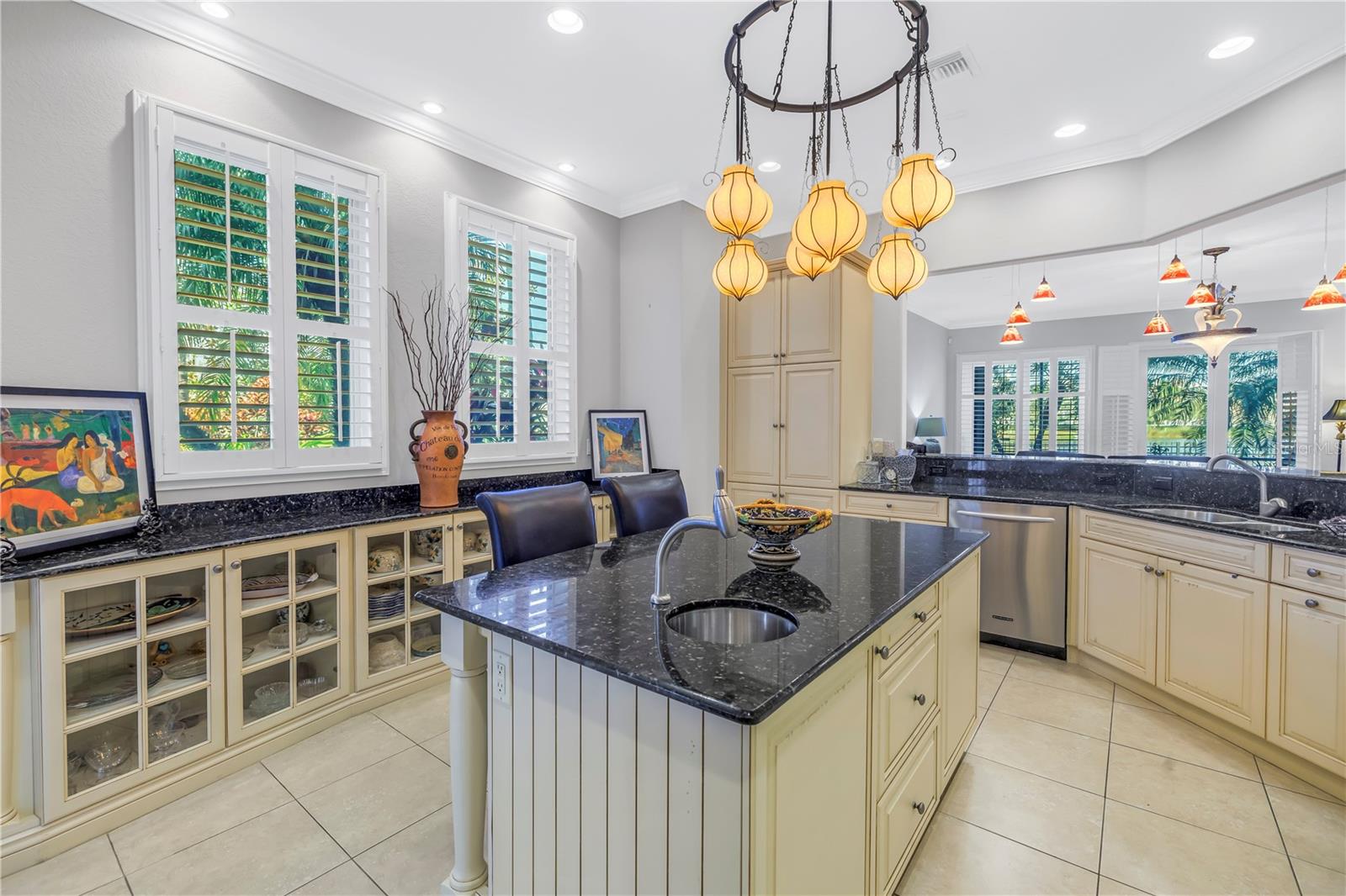 Prep sink in kitchen island