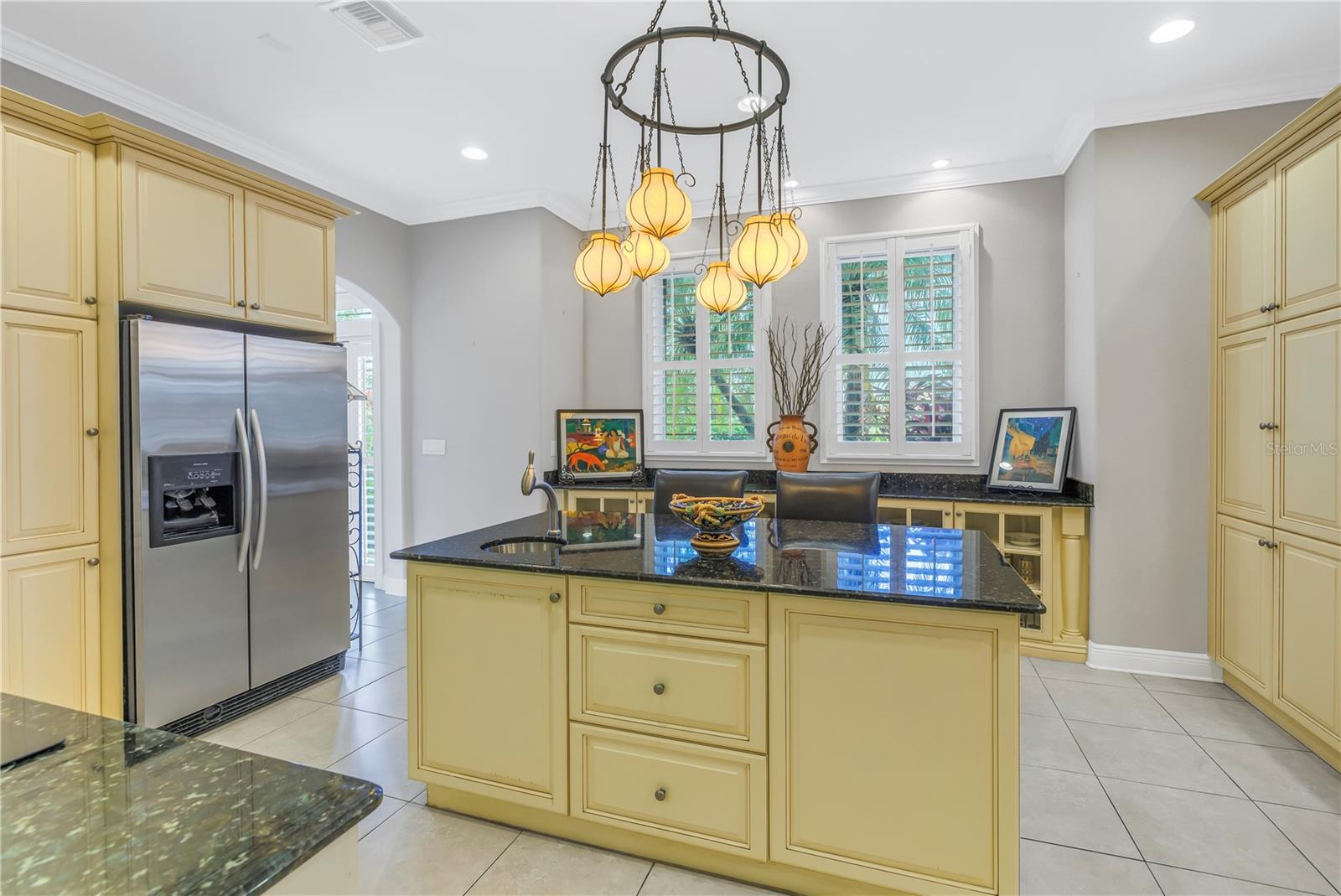 Kitchen offers lots of natural light