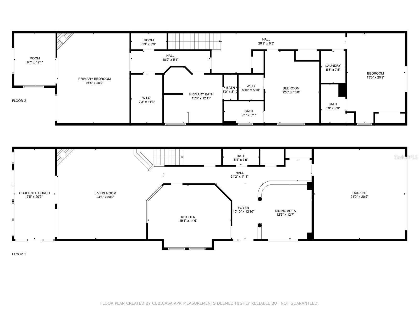 Combined floorplan