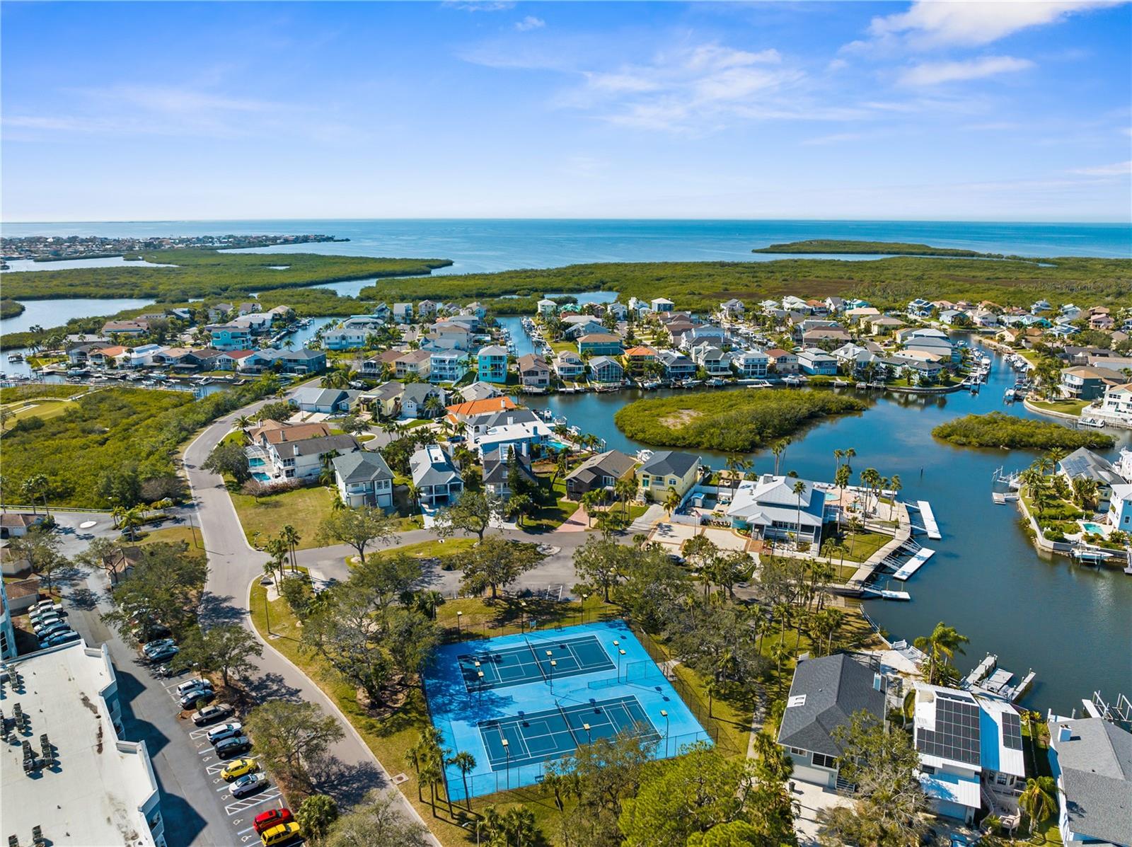 Community View with Tennis Courts and Club House