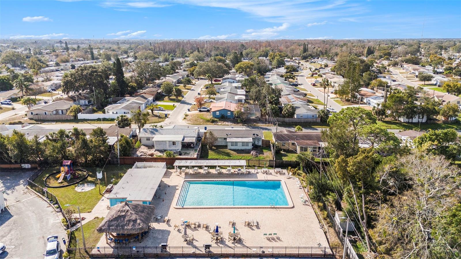 Neighborhood pool.