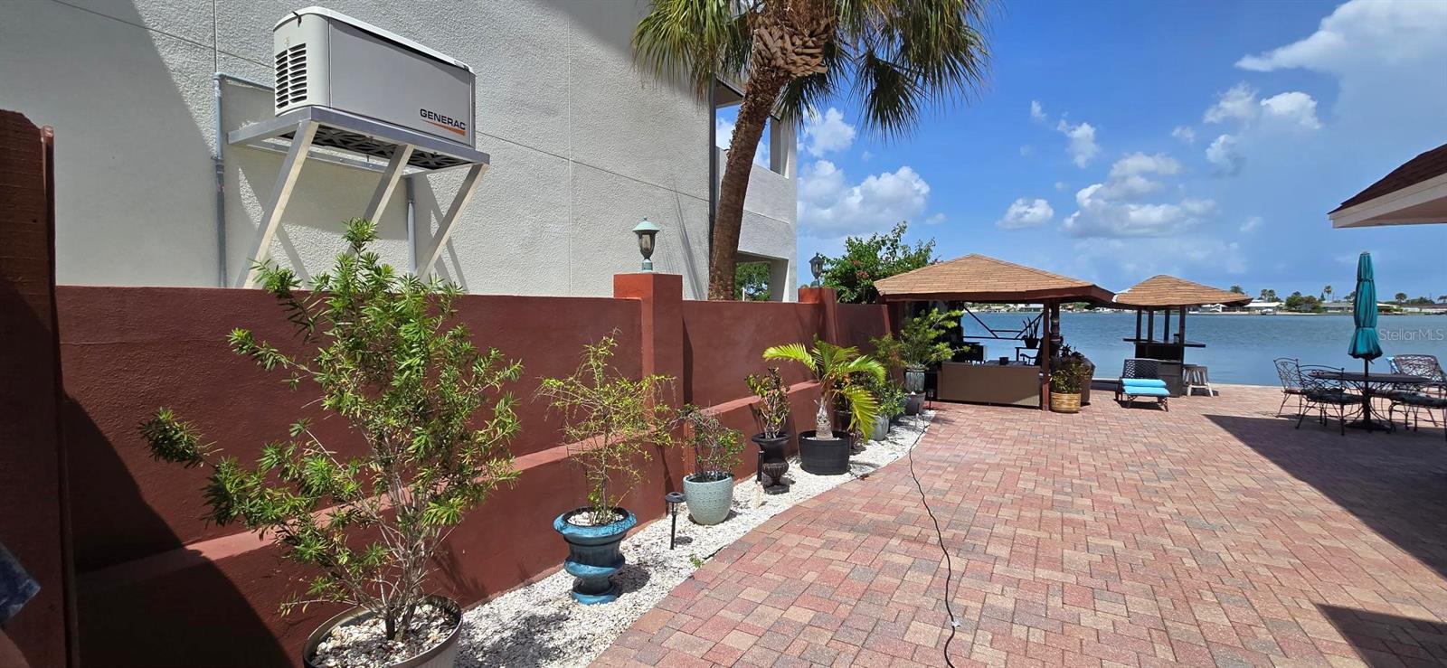 Masonry fence. Pic taken before Hurricane Helene.