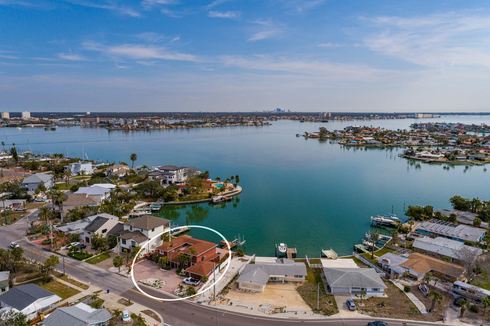 Boca Ciega Bay. Great boating or kayaking. Bay to Gulf of Mexico boating.