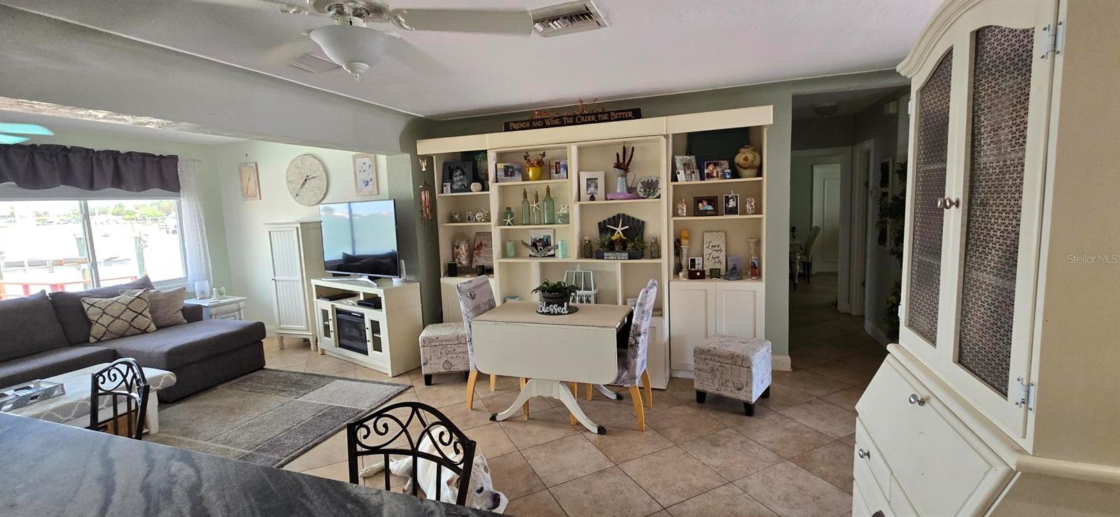 Dining/Living room area. (Triplex unit 1, 2-story, 1996 sq ft, 3/3). Pic taken before Hurricane Helene.