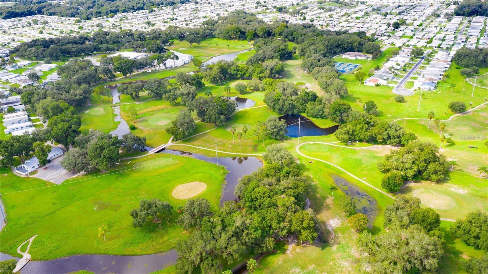 Three nine-hole golf courses