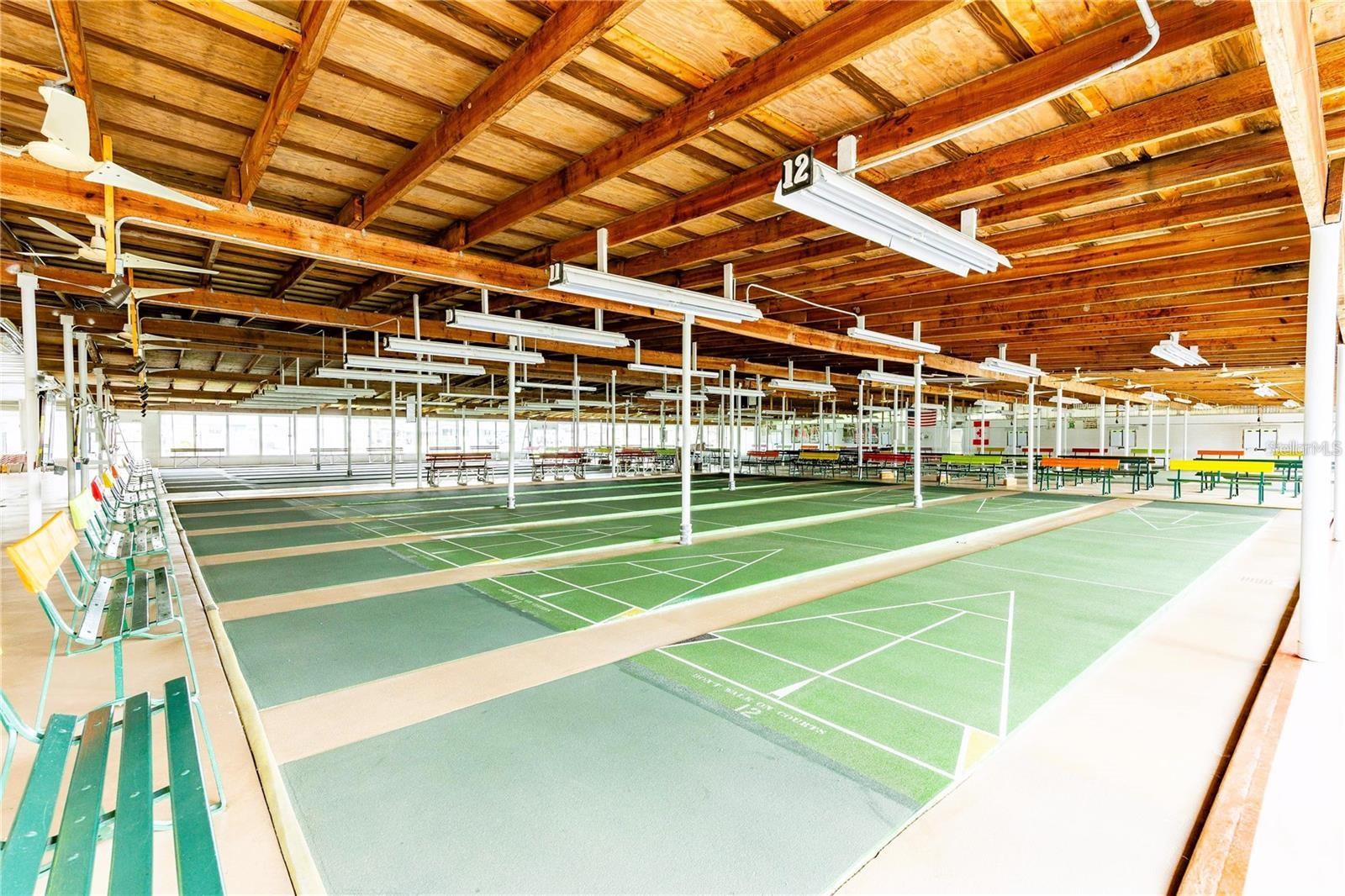 24 covered shuffleboard courts