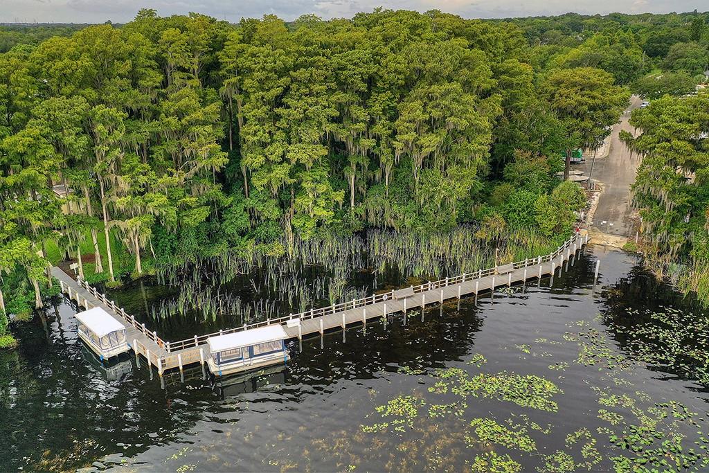 LAKE TARPON WALKWAY FROM CLUBHOUSE