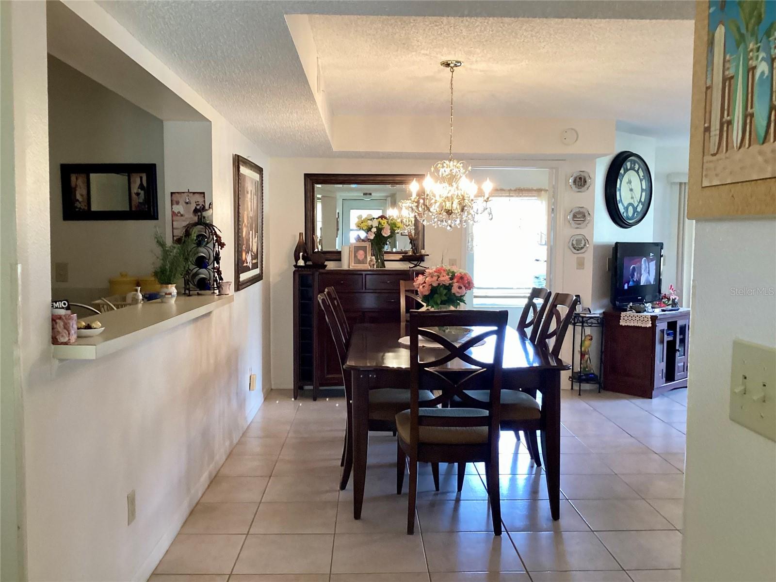 Open dining area.