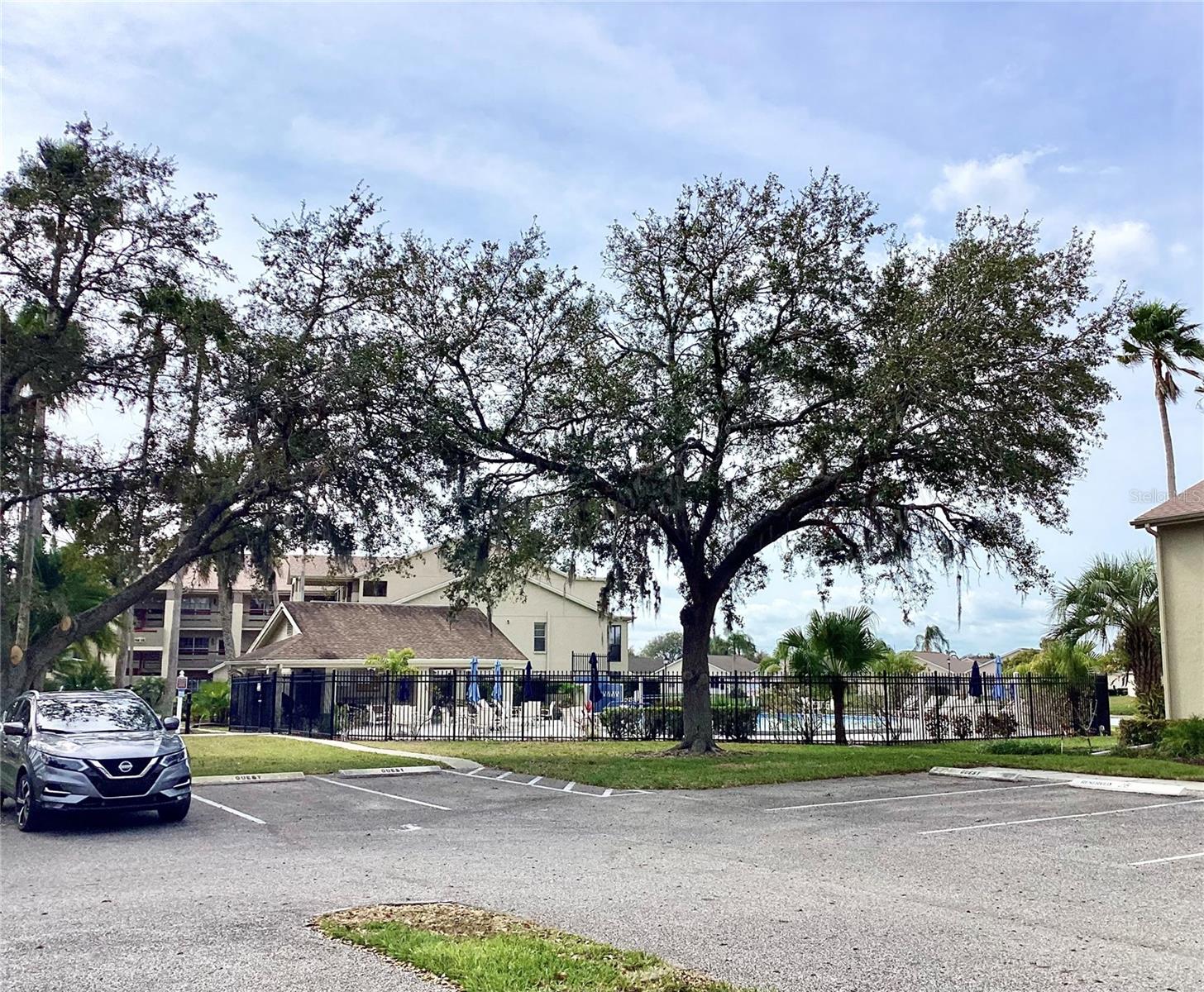 Parking area view.