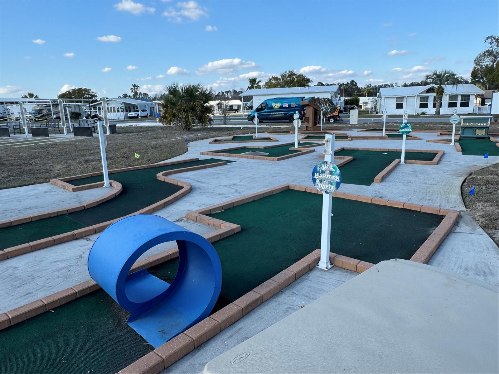 Putt-Putt course