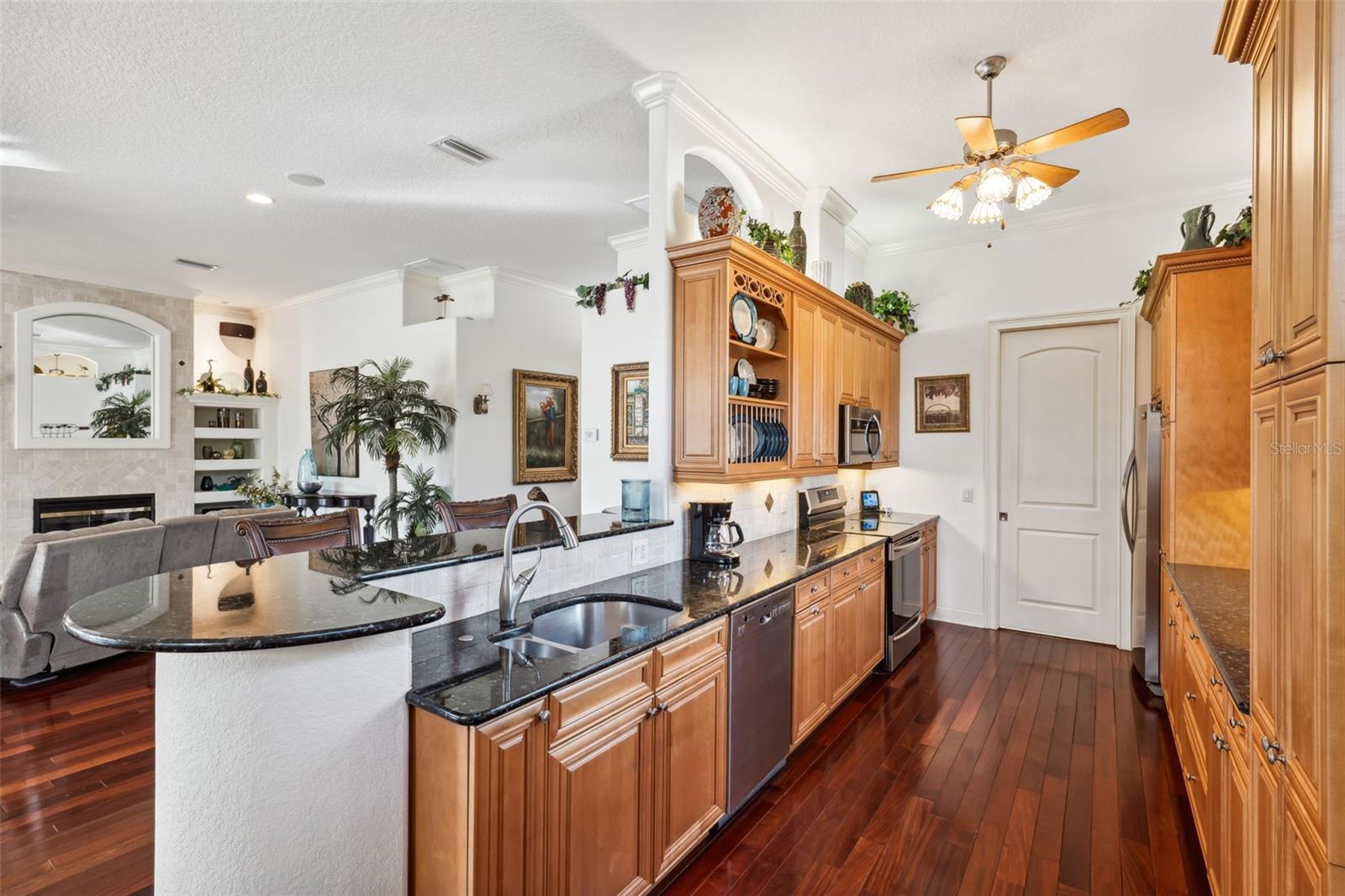 Kitchen Leads to Laundry Room