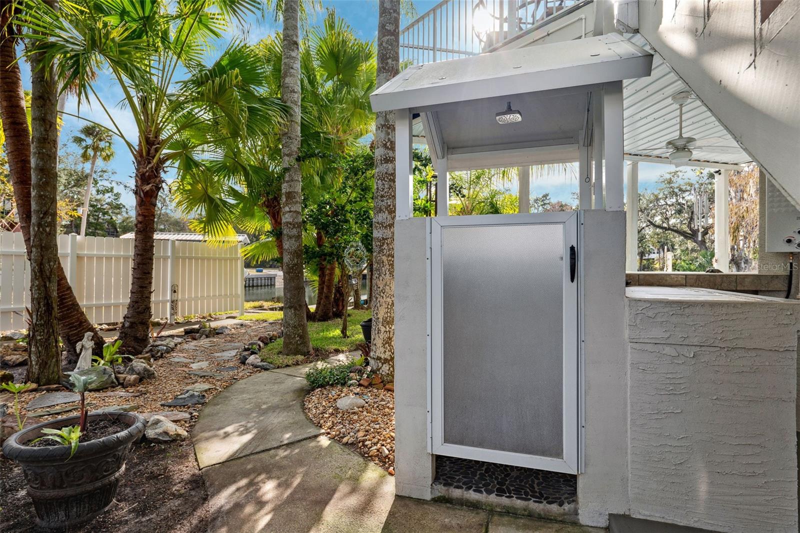 Heated Outdoor Shower