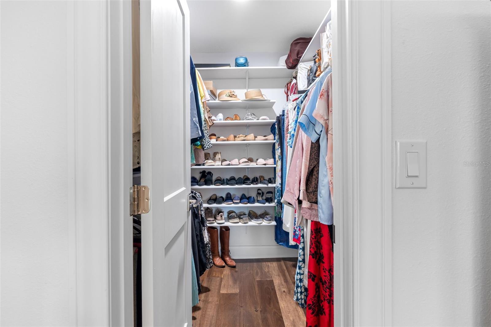 Roomy Primary Walk-in Closet