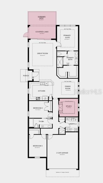 Structural options added include: Study, second sink at bath 2, 8' interior doors, extended screened lanai, and 4' extended garage.