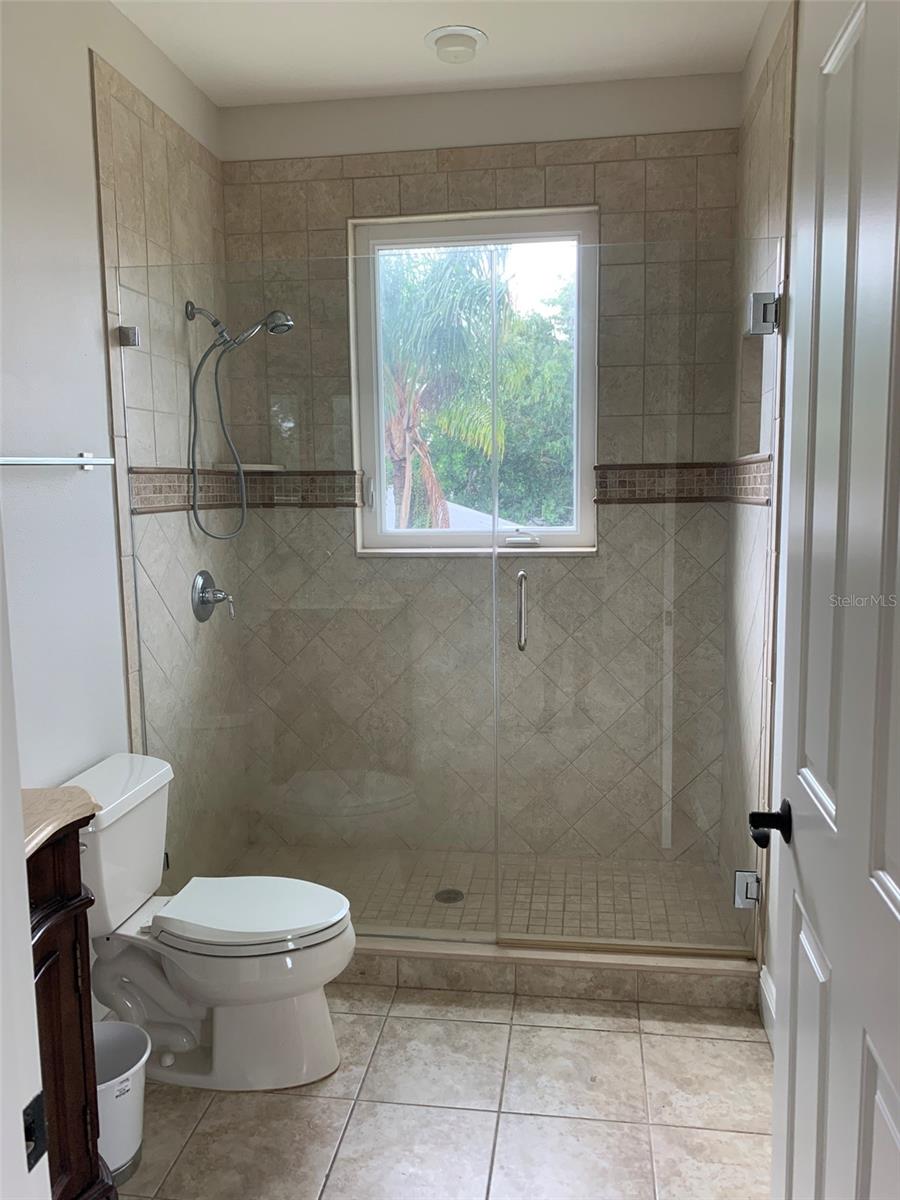 Guest bath with walk-in shower