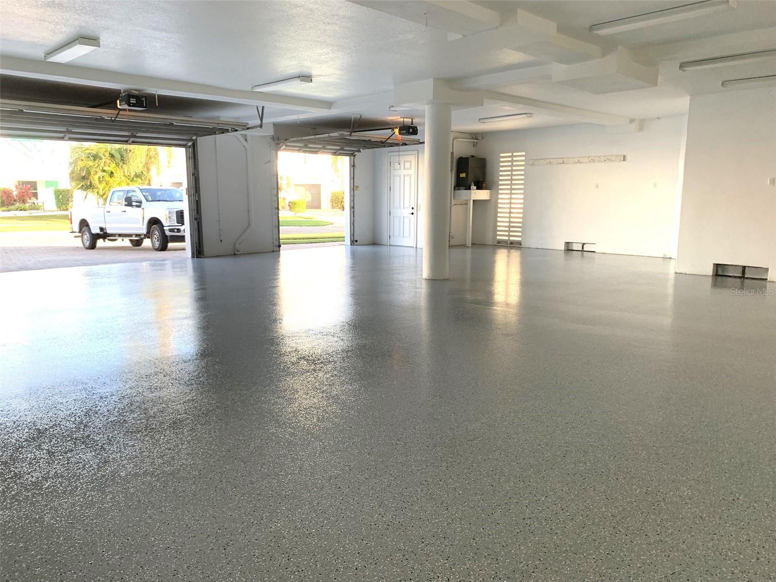 New garage flooring with transferable warranty!