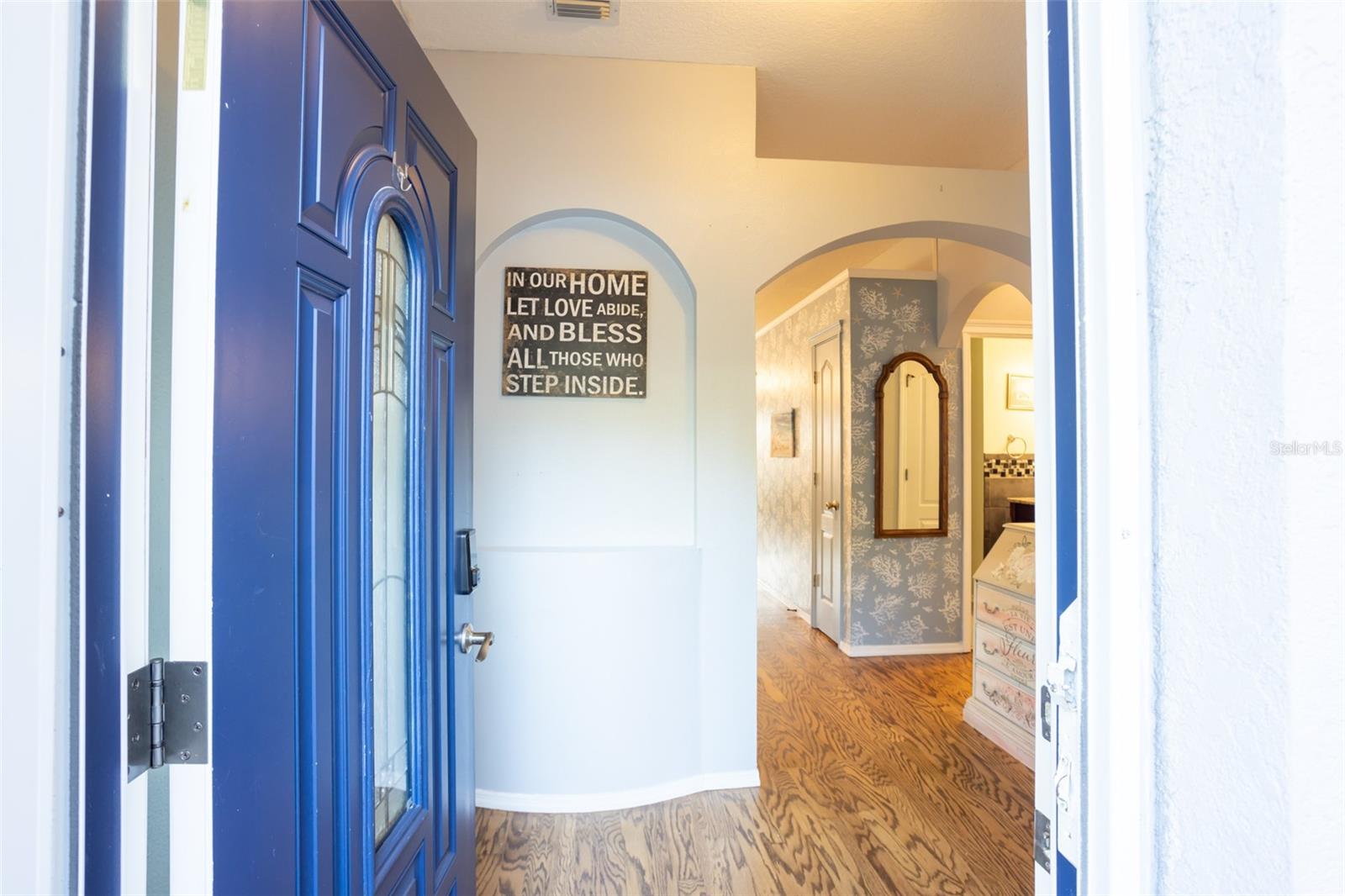 front entry hallway