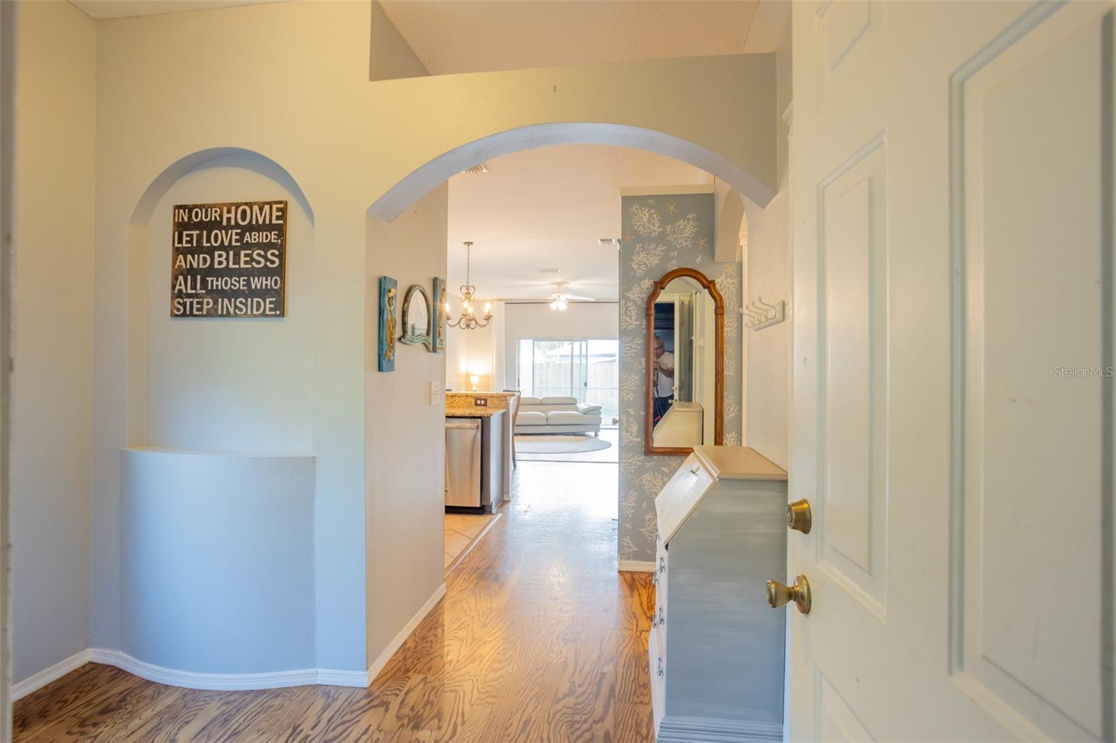 front entry hallway