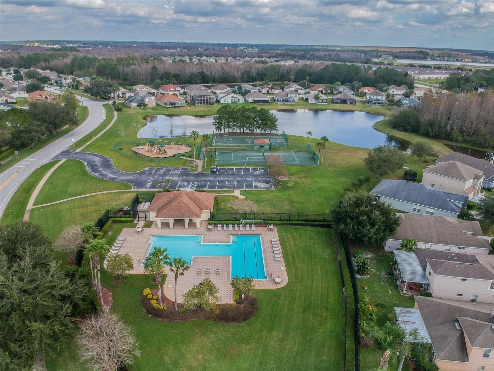 Pool, Tennis Courts, Playground