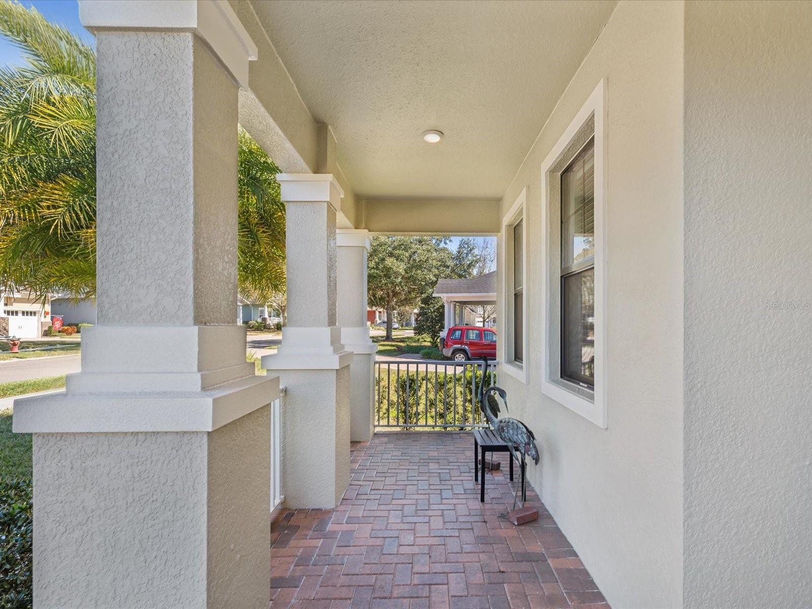 covered front porch