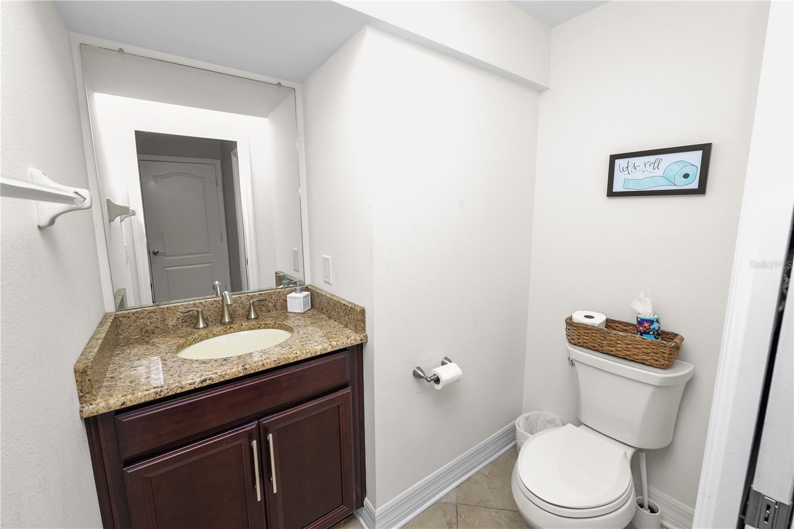 Downstairs half bath