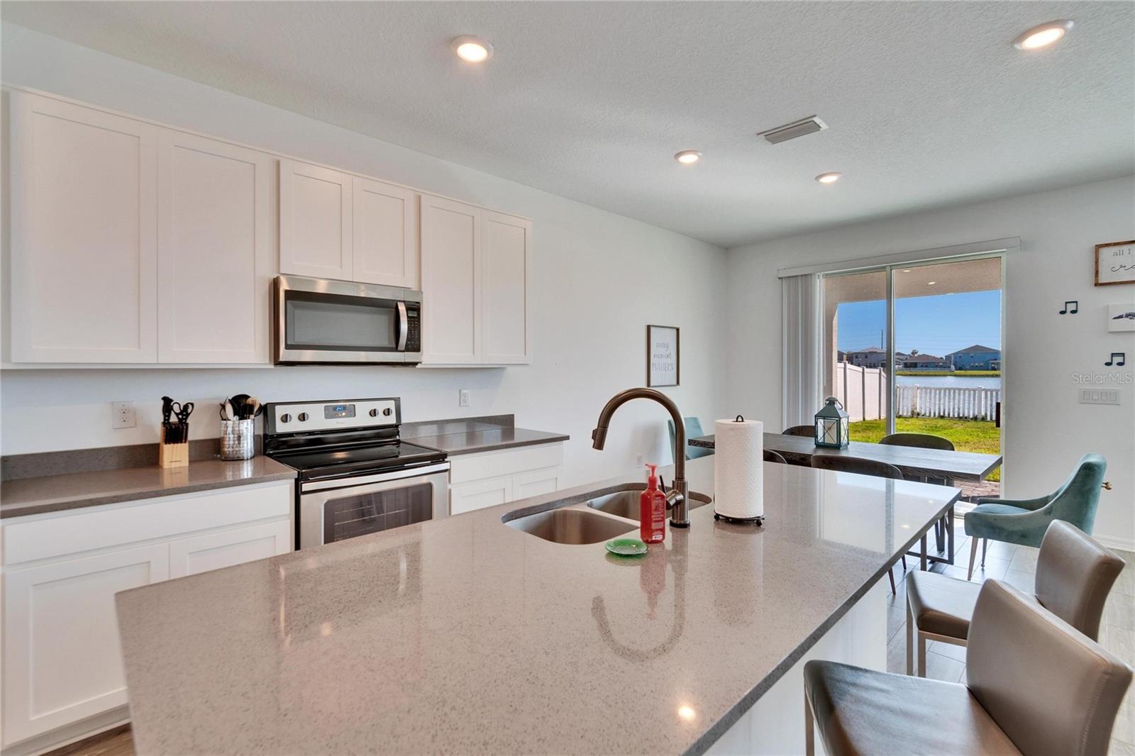 Open Kitchen & Island