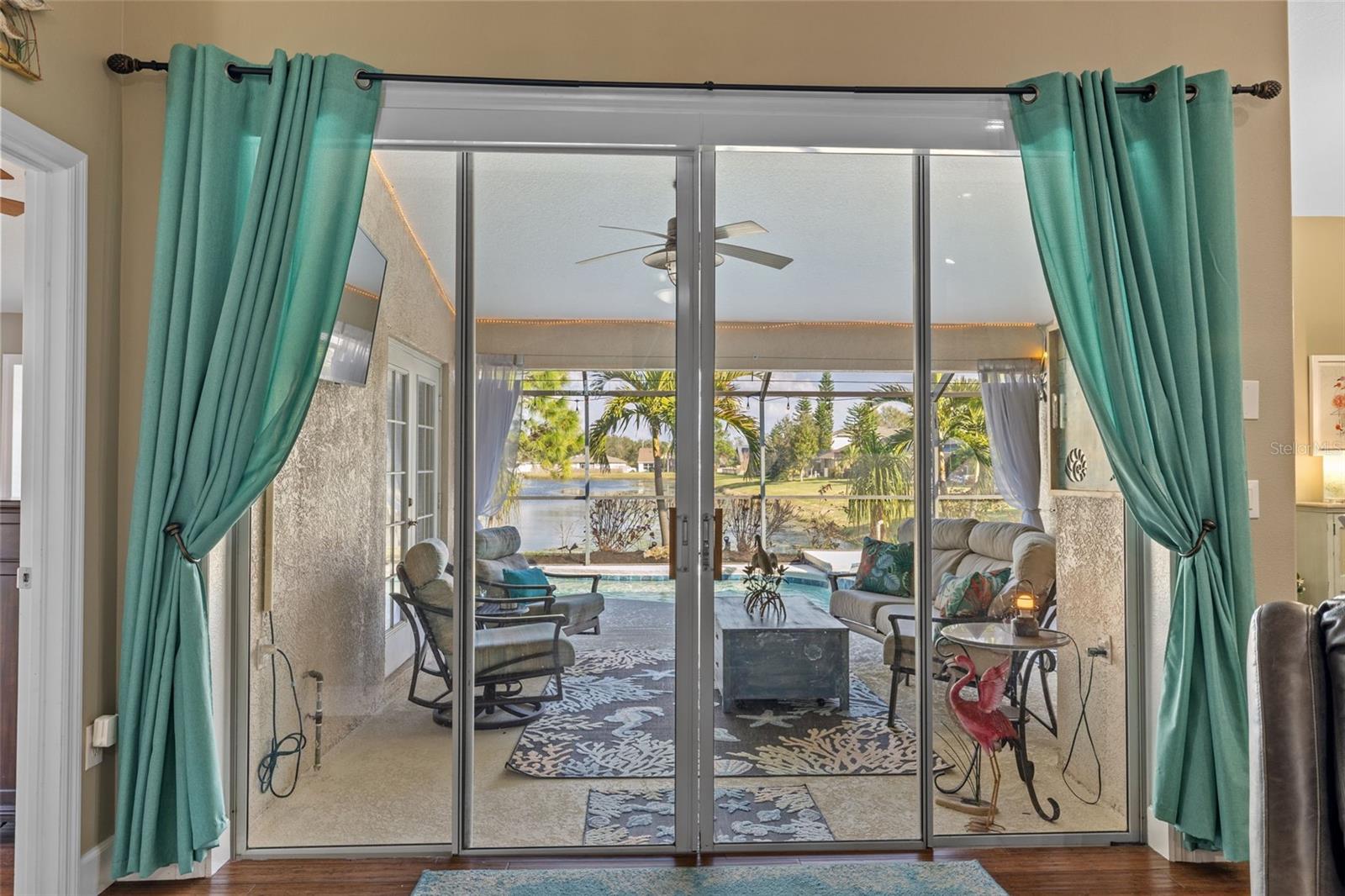 Pool and Lanai access from family room