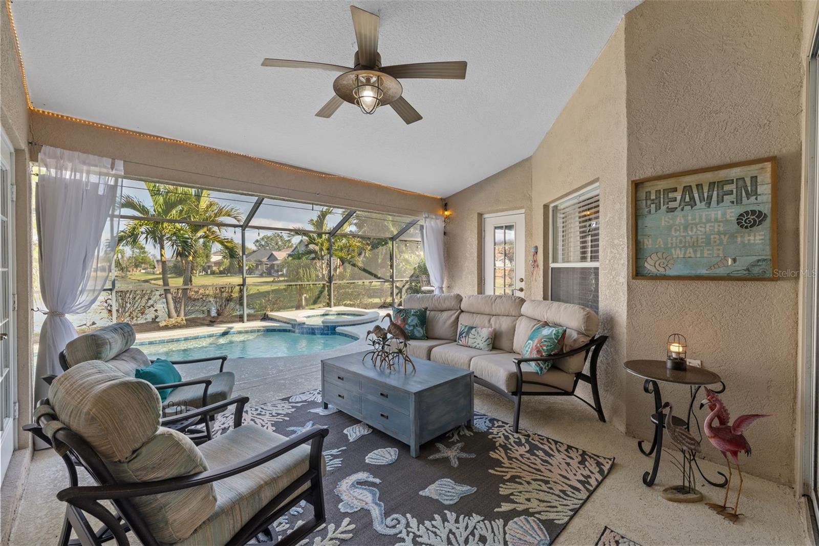 Pool and Lanai seating