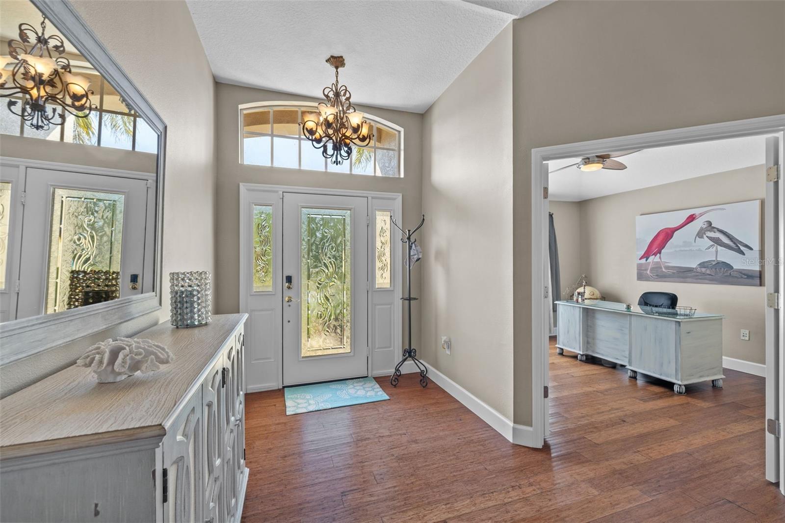 Foyer and office