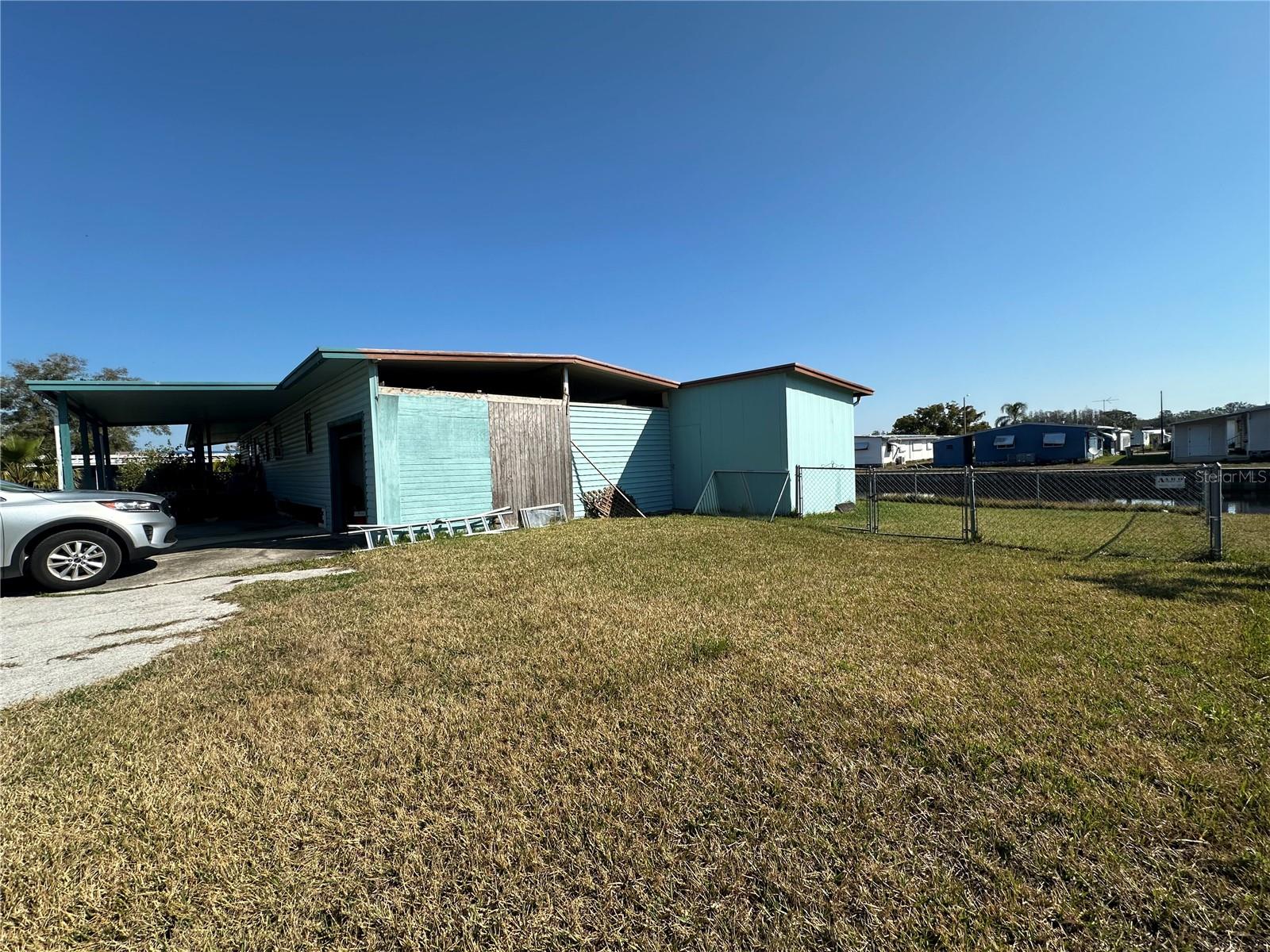 Garage and shed