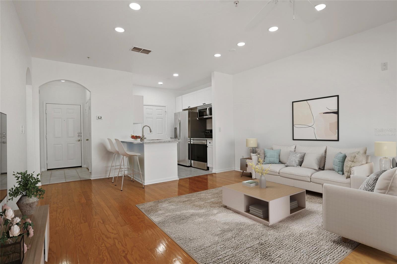 VIRTUALLY STAGED Living Room