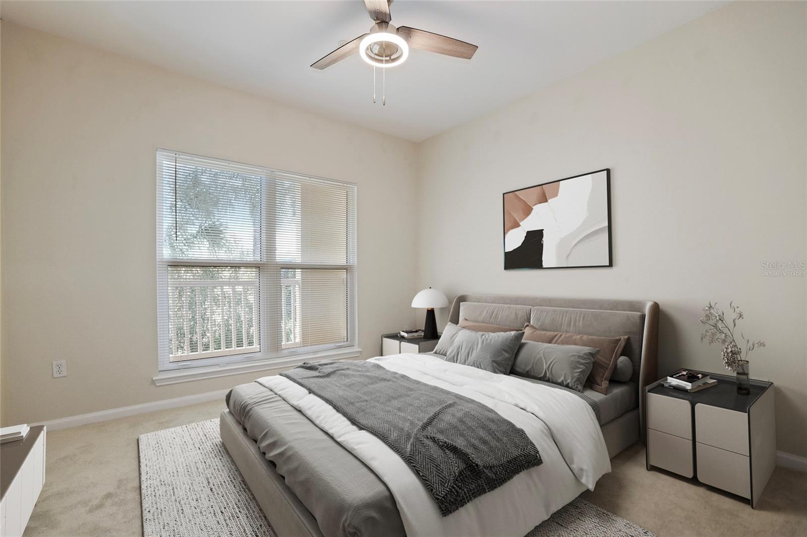 VIRTUALLY STAGED Bedroom