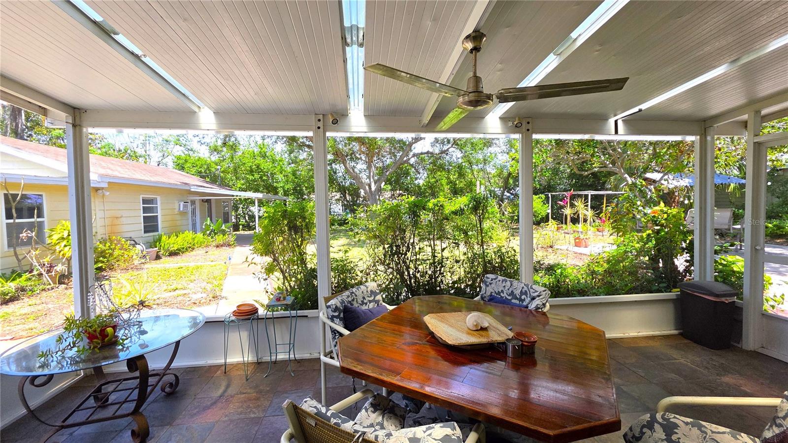 main house screened in covered porch