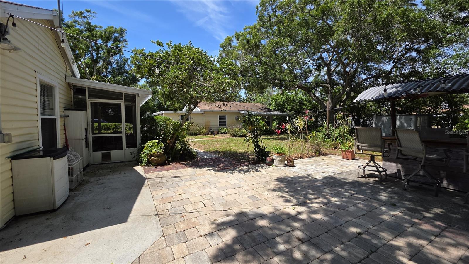 Main house, large patio, in law.