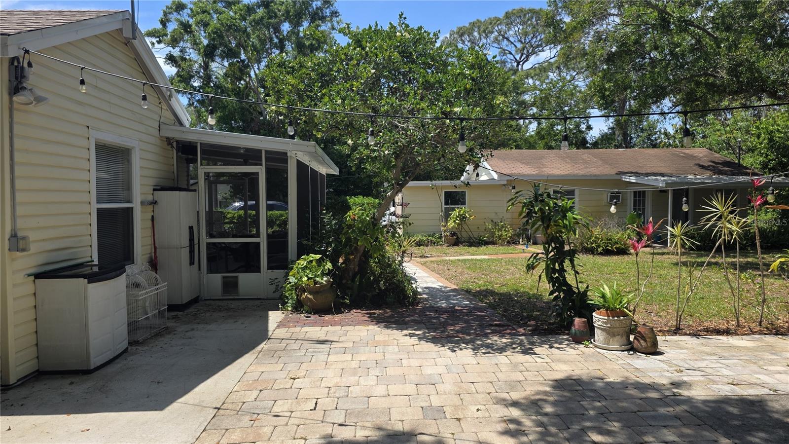 Main house, large patio, in law.